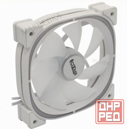 Вентилятор (арт:арт-7028) Pccooler Ef120 Argb White 4pin Pwm + 3pin Argb, 600-1500 об/мин Retail Донецк - изображение 1