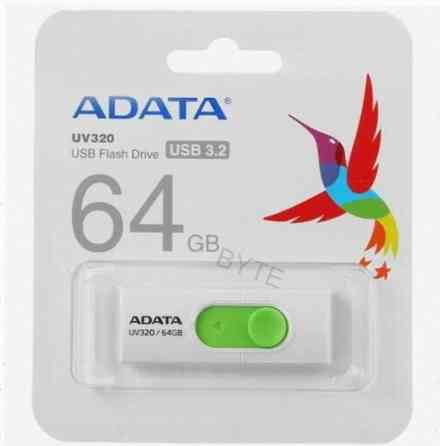 Память (арт-7878) Usb Flash 64 гб Adata Uv320 [Auv320-64g-Rwhgn] Донецк