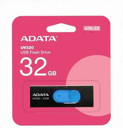 Флэш-накопитель (ар:арт-7112) A-Data Uv320 32гб, Usb3.2, черный/синий(Auv320-32g-Rbkbl) Донецк