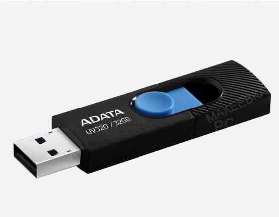 Флэш-накопитель (ар:арт-7112) A-Data Uv320 32гб, Usb3.2, черный/синий(Auv320-32g-Rbkbl) Донецк