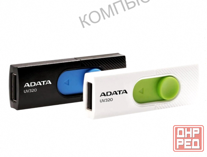 Флэш-накопитель (ар:арт-7112) A-Data Uv320 32гб, Usb3.2, черный/синий(Auv320-32g-Rbkbl) Донецк - изображение 3