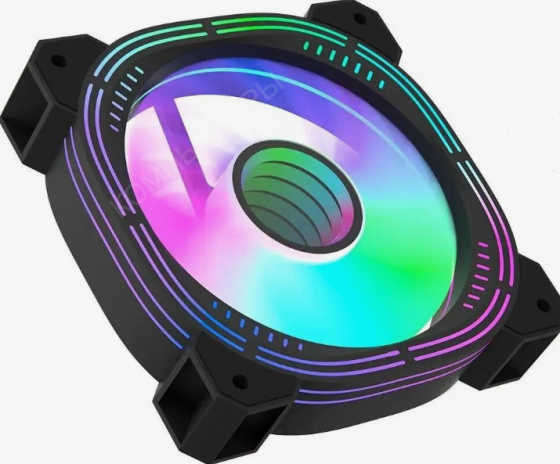 Вентилятор - арт-8726 для корпуса Formula Nulight 12bk Rgb 120х120x25 черный 3-Pin 4-Pin (Molex) 19. Донецк