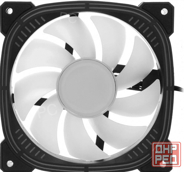 Вентилятор - арт-8726 для корпуса Formula Nulight 12bk Rgb 120х120x25 черный 3-Pin 4-Pin (Molex) 19. Донецк - изображение 3