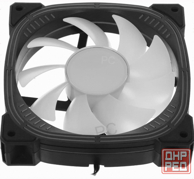 Вентилятор - арт-8726 для корпуса Formula Nulight 12bk Rgb 120х120x25 черный 3-Pin 4-Pin (Molex) 19. Донецк - изображение 4