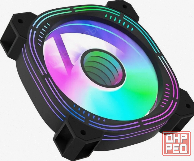 Вентилятор - арт-8726 для корпуса Formula Nulight 12bk Rgb 120х120x25 черный 3-Pin 4-Pin (Molex) 19. Донецк - изображение 2