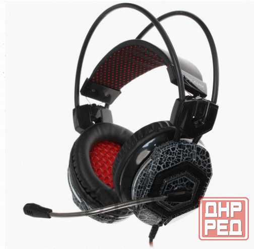 Наушники [арт-9963] с микрофоном Oklick Hs-L500g Toxic черный (Hs-L500g) Донецк - изображение 2