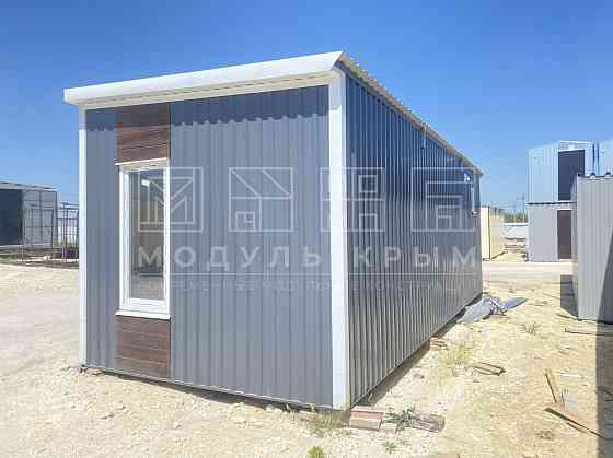 Дачный дом 8х3 графит. Донецк