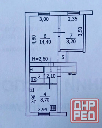 Срочно 2к кв Горняцкий район шоколад Макеевка - изображение 2