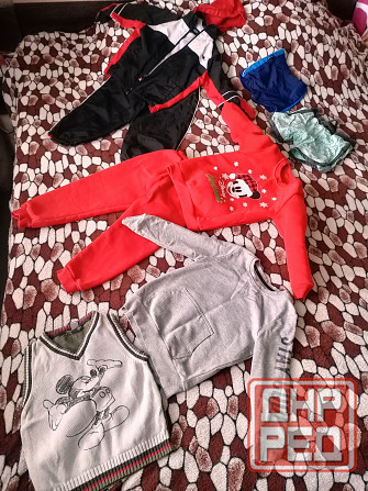 Вещи пакетом на мальчика 98 110 Макеевка - изображение 1