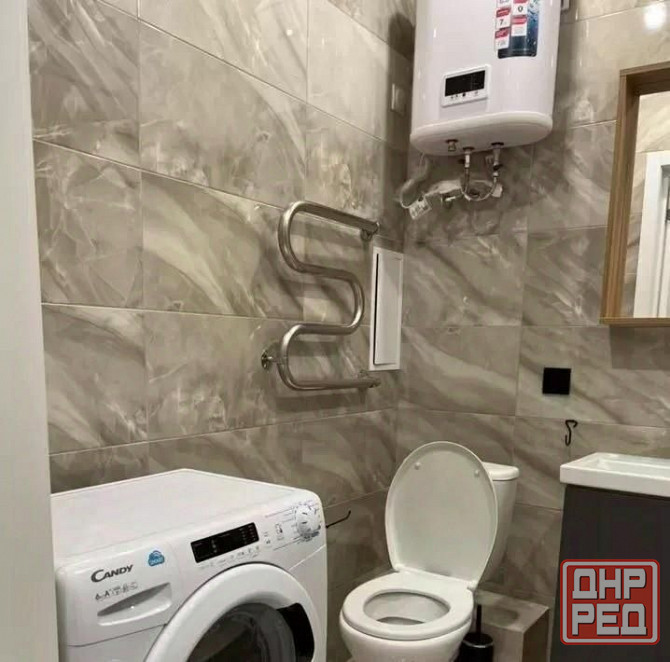 Вода по графику! Сдаётся светлая и тёплая 1-комнатная квартира в Калининском районе Донецка! Донецк - изображение 6