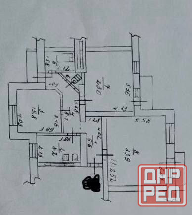3 ком. квартира жмр восточный Мариуполь - изображение 2