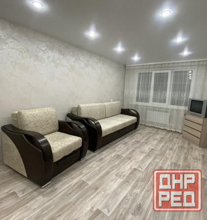 Сдаётся однокомнатная квартира в Будённовском р-не, мкр-н Нижнекурганский Донецк - изображение 1