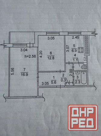 Продам 2х ком. квартиру в Кировском районе, Текстильщик Донецк - изображение 11