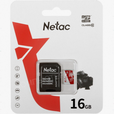 Карта (арт:арт-1850) памяти Netac P500 Eco Microsdhc 16 гб [Nt02p500eco-016g-R] Донецк