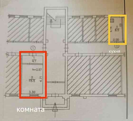 Продается 1к квартира в Киевском р-не за 900 000 тыс можно под офис Донецк