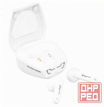 Наушники (ар:арт-8240) Tws Genius Hs-M920bt белый 2023 Донецк - изображение 1