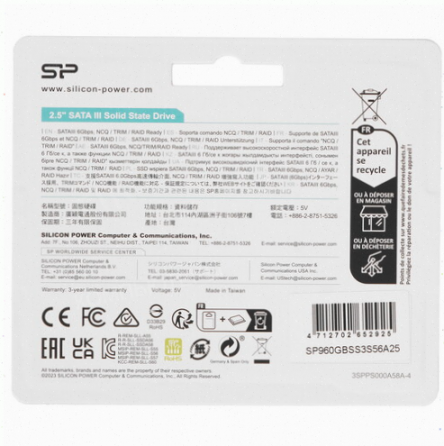 Твердотельный (арт-2770) накопитель Ssd 2.5" Sata Iii Silicon Power S56 [Sp960gbss3s56a25] 960 гб Донецк