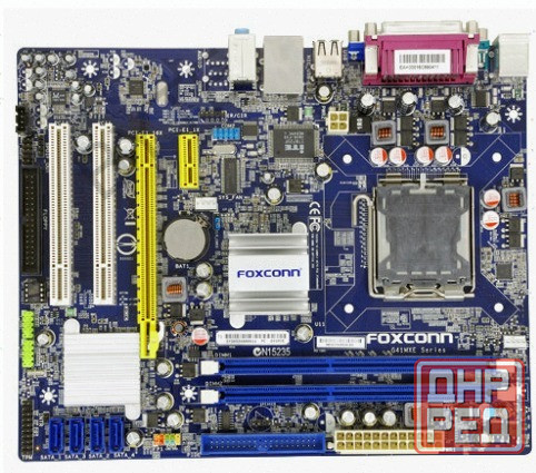 Материнская - арт-2424 плата Foxconn G41mxe б/у Донецк - изображение 1