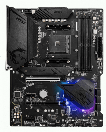 Материнская (ар:арт-8539) плата Msi Mpg B550 Gaming Plus Soc-Am4 Amd B550 4xddr4 Atx Ac`97 8ch(7.1) Донецк