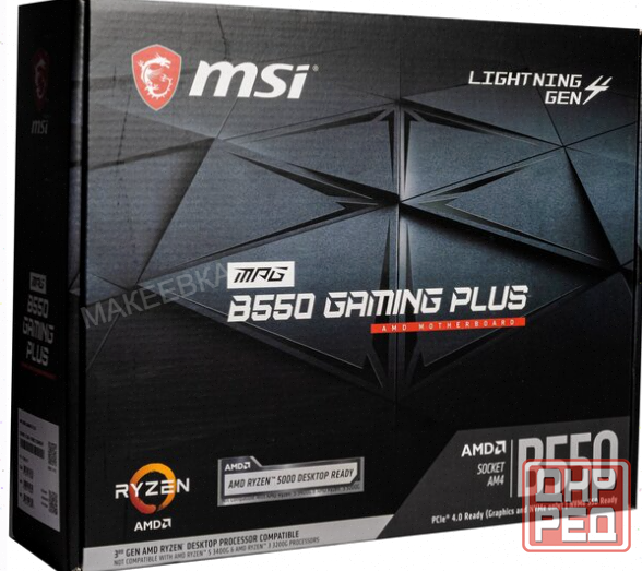 Материнская (ар:арт-8539) плата Msi Mpg B550 Gaming Plus Soc-Am4 Amd B550 4xddr4 Atx Ac`97 8ch(7.1) Донецк - изображение 2