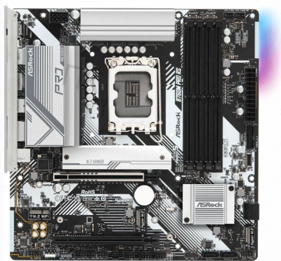 Материнская - арт-3579 плата Asrock B760m Pro Rs (Lga1700, Matx) Донецк