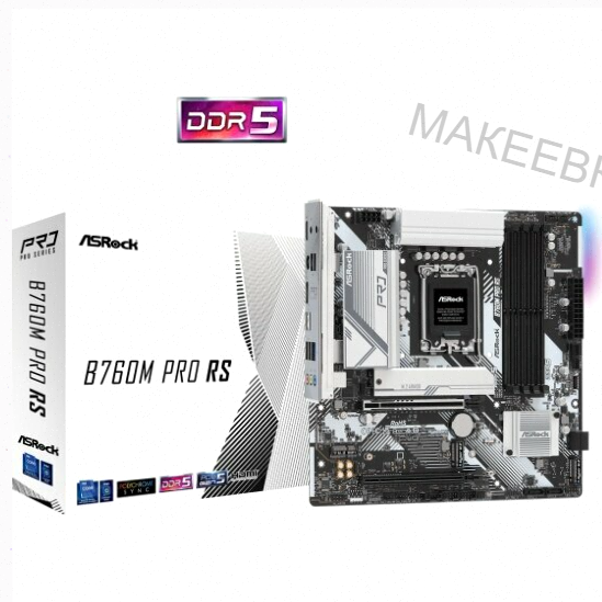 Материнская - арт-3579 плата Asrock B760m Pro Rs (Lga1700, Matx) Донецк