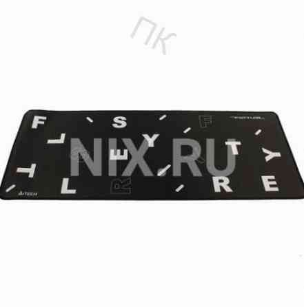 Коврик (арт-8554) для мыши A4tech Fstyler Fp75 черный/белый 750x300x2мм Донецк