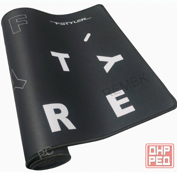 Коврик (арт-8554) для мыши A4tech Fstyler Fp75 черный/белый 750x300x2мм Донецк - изображение 2