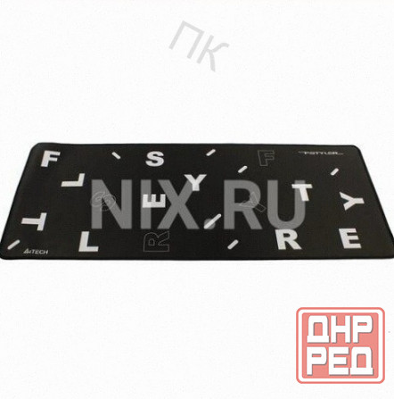 Коврик (арт-8554) для мыши A4tech Fstyler Fp75 черный/белый 750x300x2мм Донецк - изображение 4