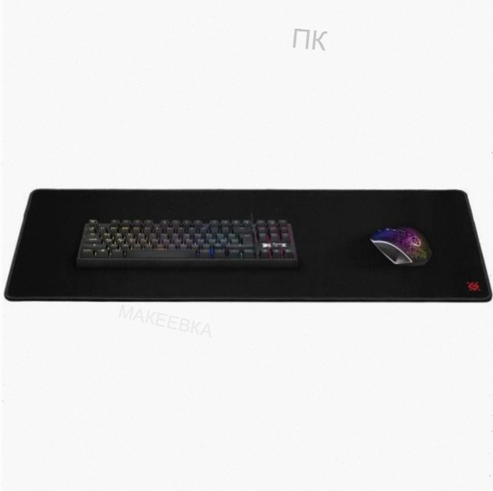 Коврик (ар:арт-2141) для мыши Defender Black Ultra One черный (50004) Донецк