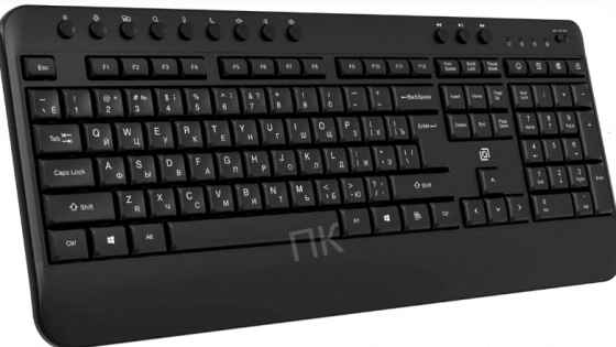 Клавиатура (арт:арт-9286) беспроводная Oklick K257w Black (2070286) Донецк