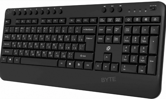 Клавиатура (арт:арт-9286) беспроводная Oklick K257w Black (2070286) Донецк