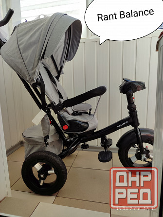 Велосипед коляска с родительской ручкой Донецк - изображение 2