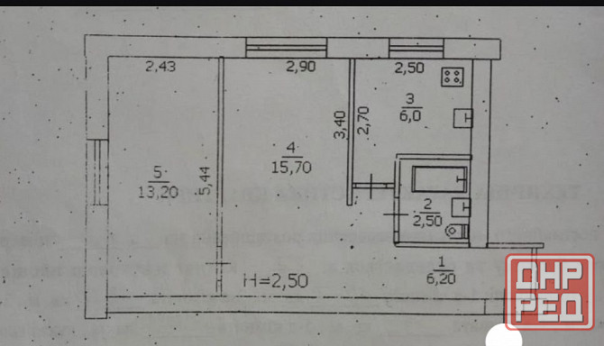 2к кв Червоногвардейский район торг Макеевка - изображение 2
