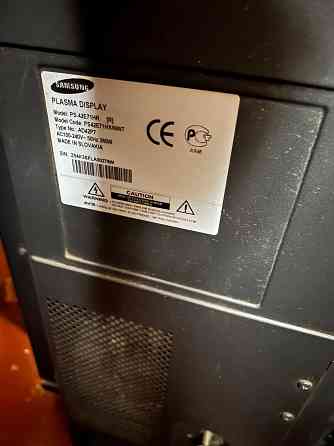 Продам Самсунг плазменный диагональ 42 дюйма(106 см) в рабочем состоянии есть пульт и кабель в компл Донецк