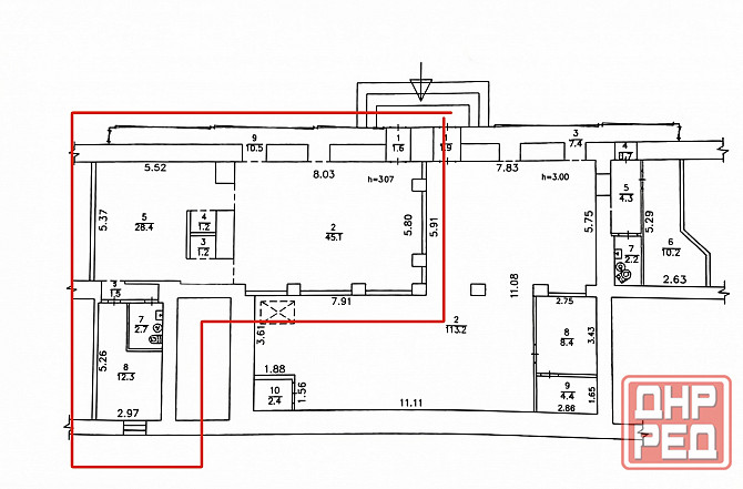 APEHДA:фасадное помещение в центре / Университетская Донецк - изображение 2