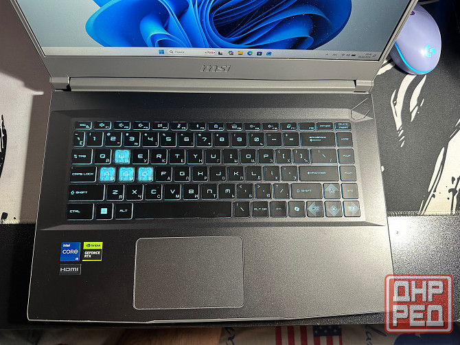 Продам игровой ноутбук MSI Thin 15 B12UC Макеевка - изображение 2