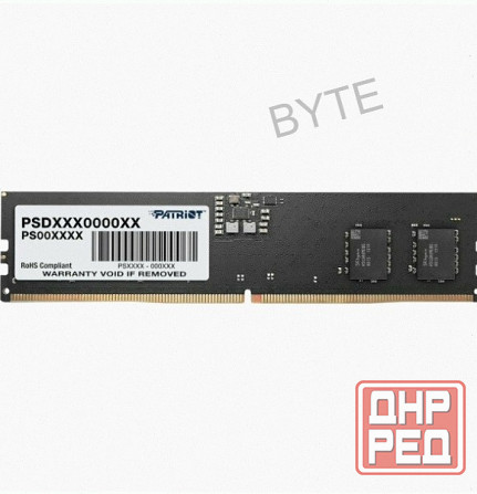 Оперативная (арт:арт-5794) память Patriot Ddr5 8gb Memory Psd58g560041 Донецк - изображение 1