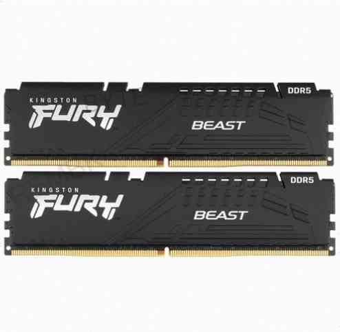 Оперативная (арт:арт-8479) память Kingston Fury Beast Black Amd [Kf560c36bbek2-16] 16 гб Донецк