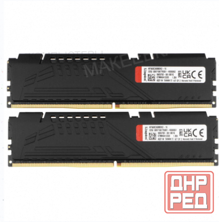 Оперативная (арт:арт-8479) память Kingston Fury Beast Black Amd [Kf560c36bbek2-16] 16 гб Донецк - изображение 2