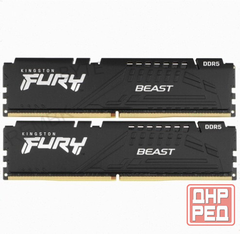 Оперативная (арт:арт-8479) память Kingston Fury Beast Black Amd [Kf560c36bbek2-16] 16 гб Донецк - изображение 1