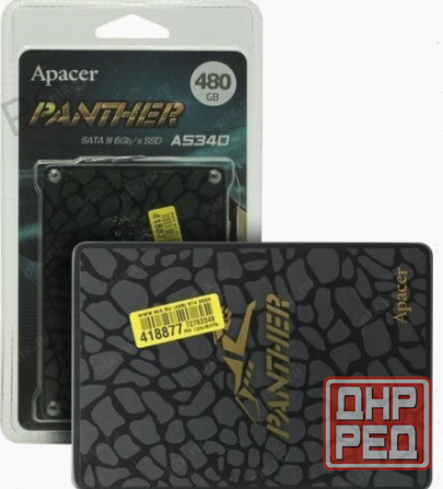 Твердотельный (ар:арт-3690) накопитель Apacer Panther 480 гб Sata Ap480gas340g-1 Донецк - изображение 1