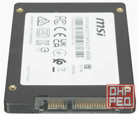 Твердотельный (ар:арт-9453) накопитель Ssd 2.5" Msi Spatium S270 (S78-440e350-P83) 480гб Донецк - изображение 2