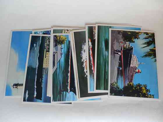 Набор открыток "Морской флот_СССР" Донецк