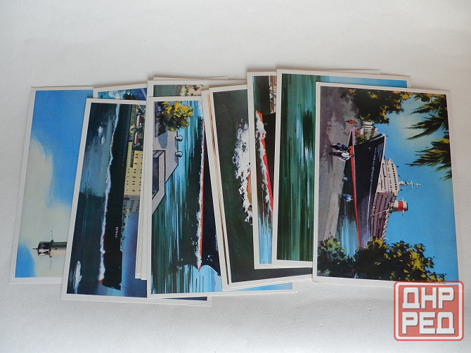 Набор открыток "Морской флот_СССР" Донецк - изображение 6