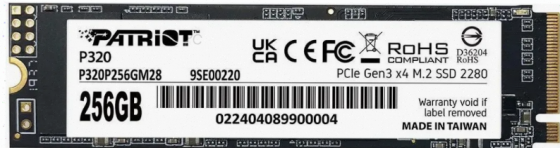 Твердотельный (арт:арт-1010) накопитель Ssd 256gb Patriot P320 (P320p256gm28) Донецк