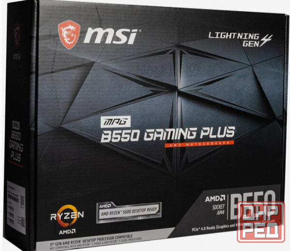Материнская (ар:арт-6386) плата Msi Mpg B550 Gaming Plus Soc-Am4 Amd B550 4xddr4 Atx Ac`97 8ch(7.1) Донецк - изображение 2
