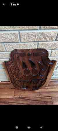 Деревянный герб военной части на подарок Донецк