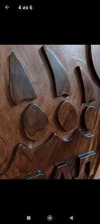 Деревянный герб военной части на подарок Донецк