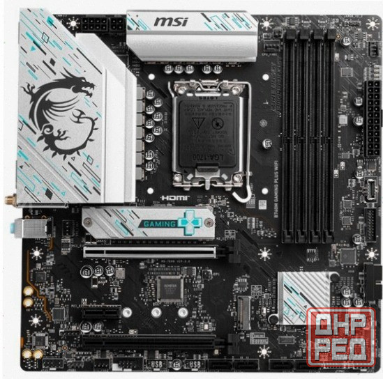 Материнская [арт-9056] плата Msi B760m Gaming Plus Wifi (Lga1700, Matx) Донецк - изображение 2